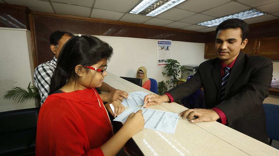 Student in Admission Office